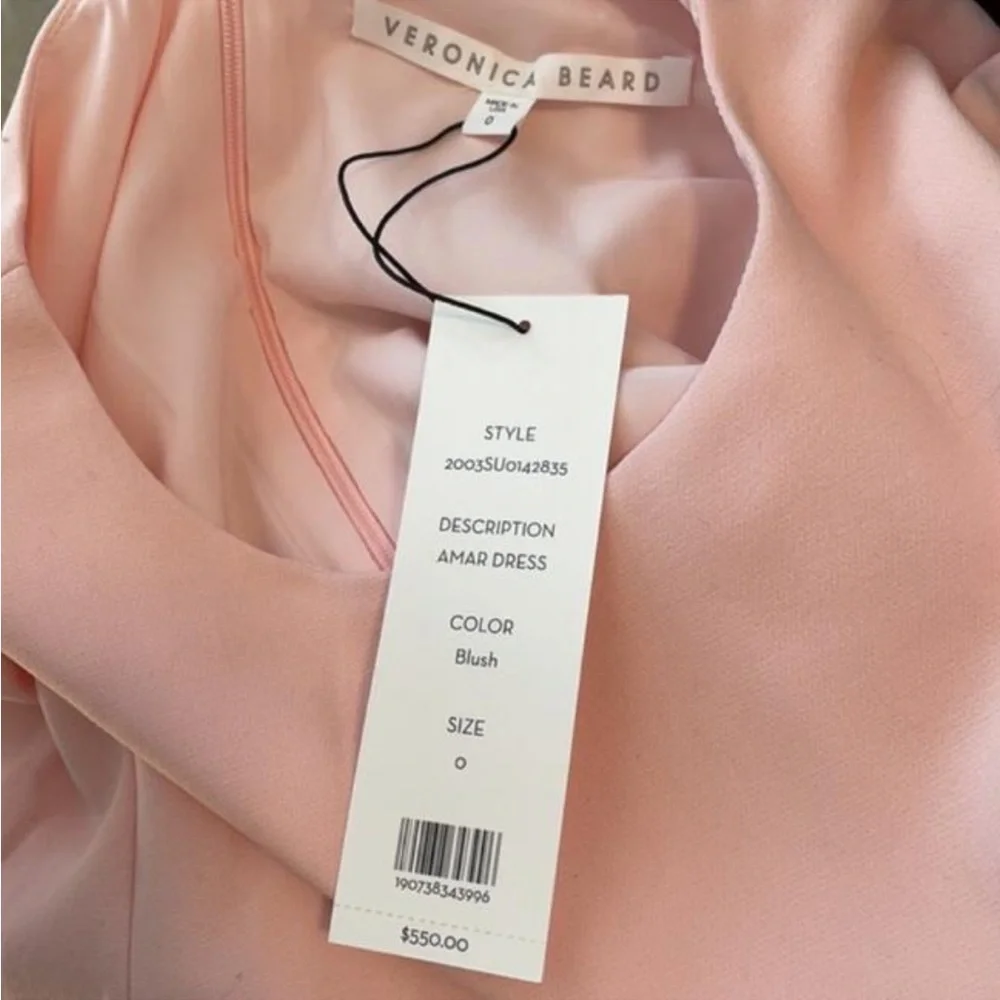 Veronica Beard amar dress in pink blush 0